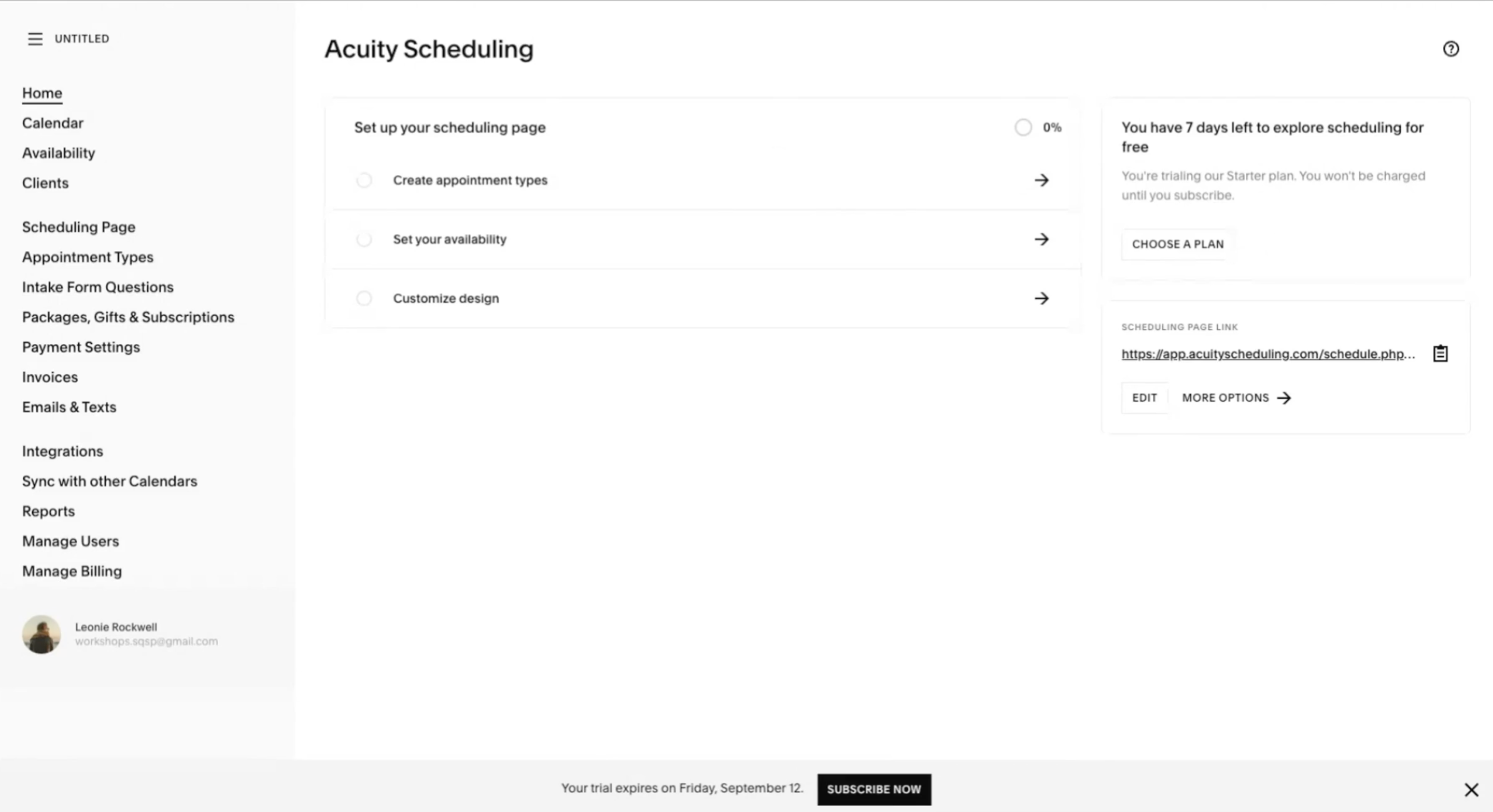 Acuity Scheduling
