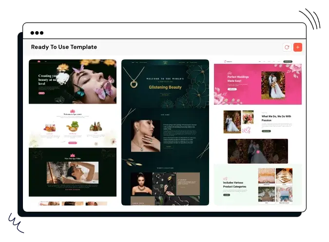 CRMOne website builder