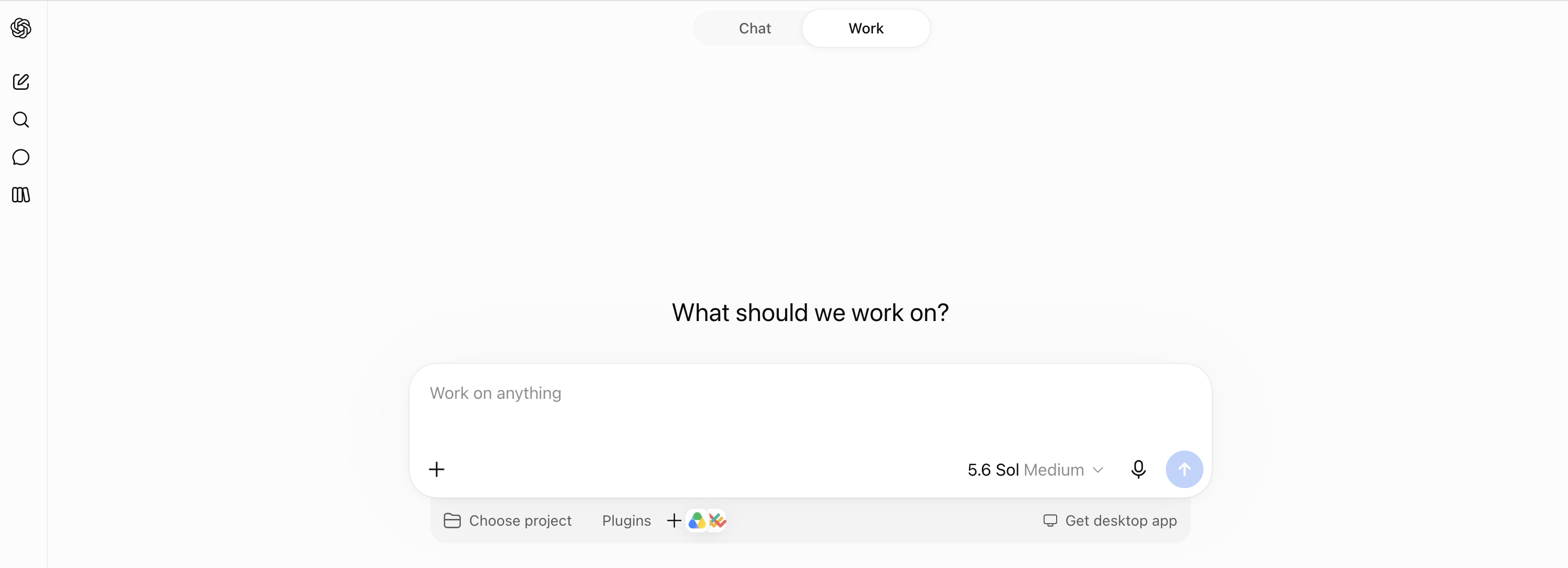 Chatgpt interface