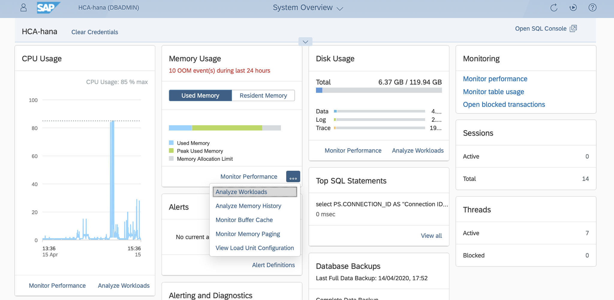 SAP HANA