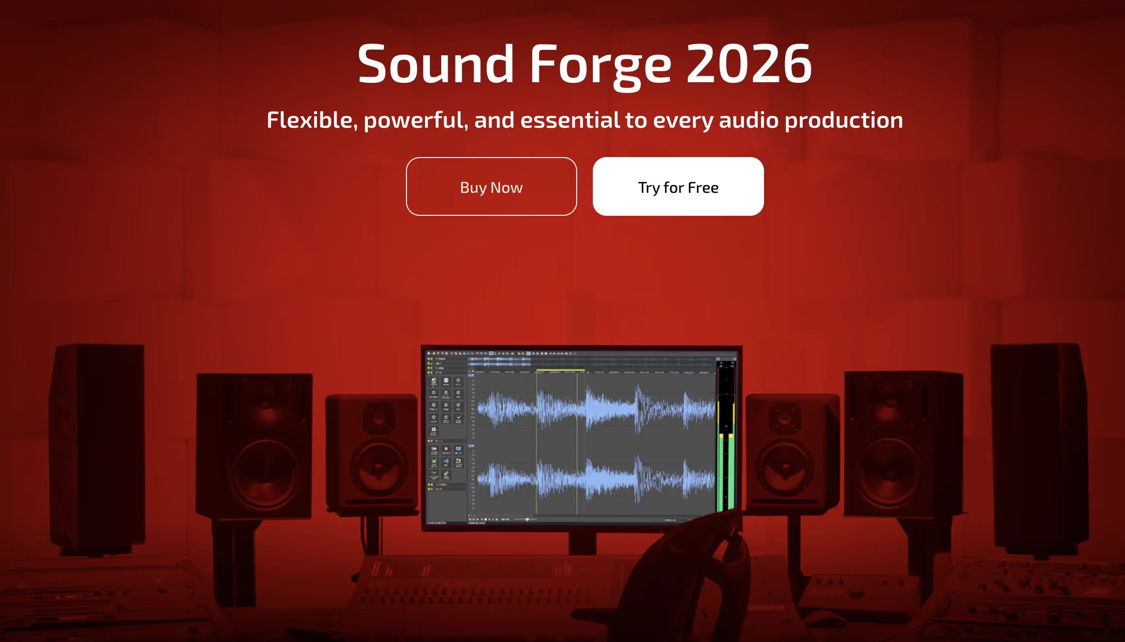 Sound Forge homepage